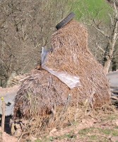 Meule de foin à l'ancienne