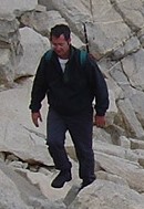 Yann sur les rochers