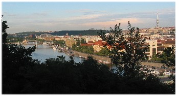 Prague et la Vltava