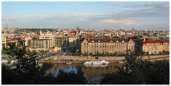 Prague et la Vltava